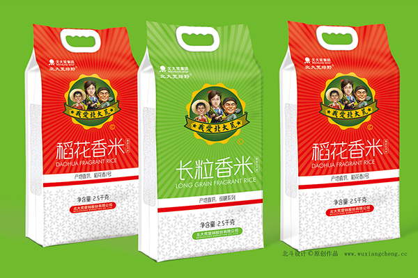 分享几款国内原创大米包装设计x乐虎88国际设计